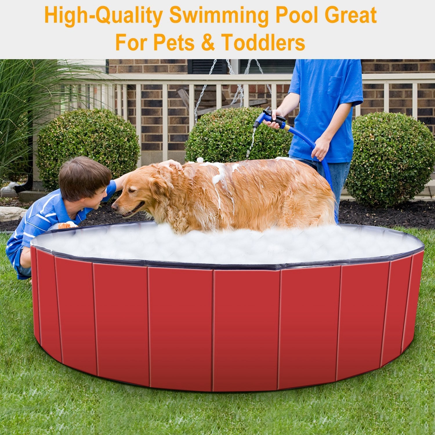 Foldable Pet Swimming Pool Tub