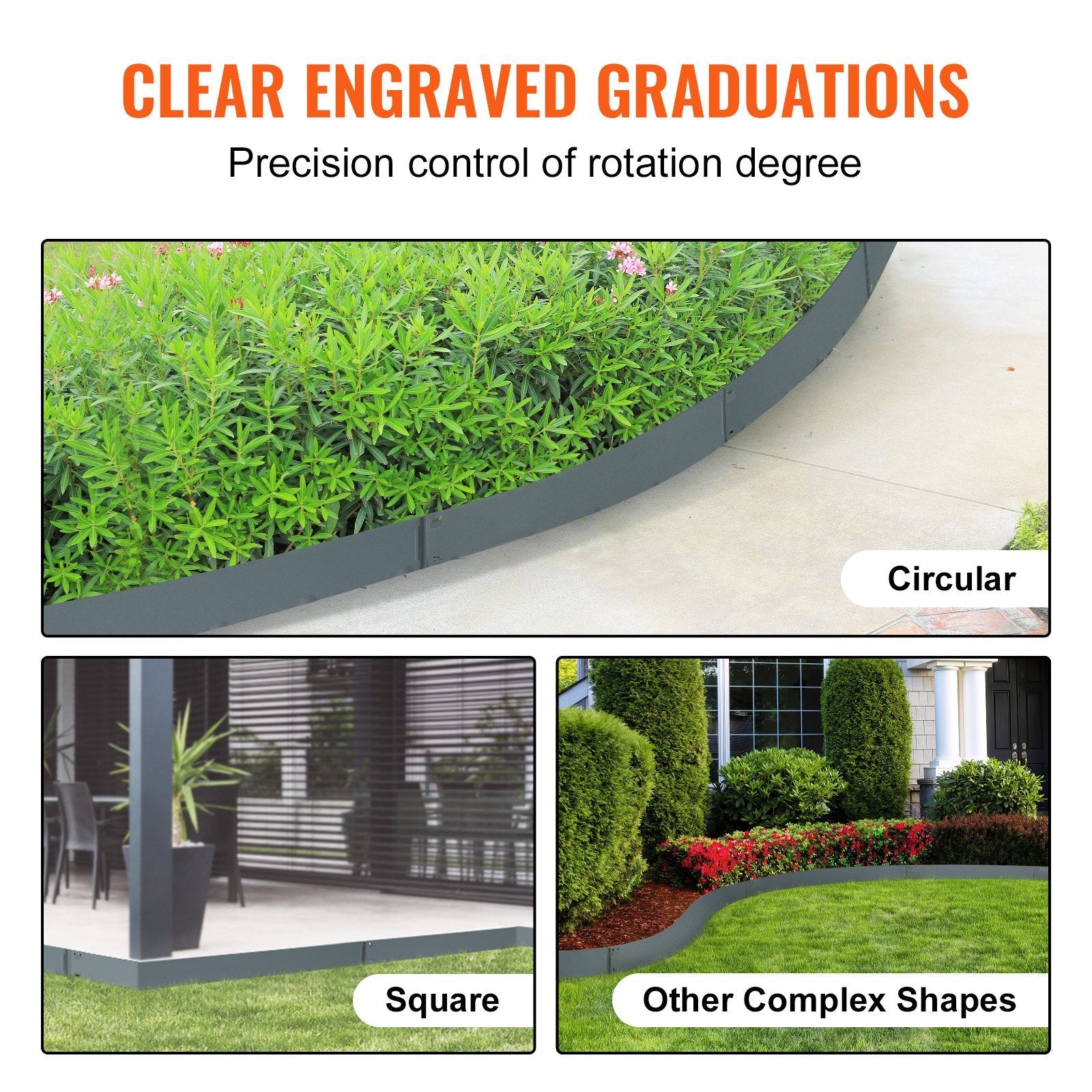 VEVOR Steel Landscape Edging Bendable Metal Landscape