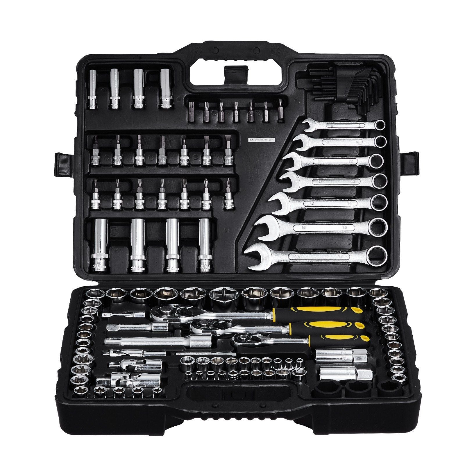 121-Piece Mechanics Tool Set 1/4