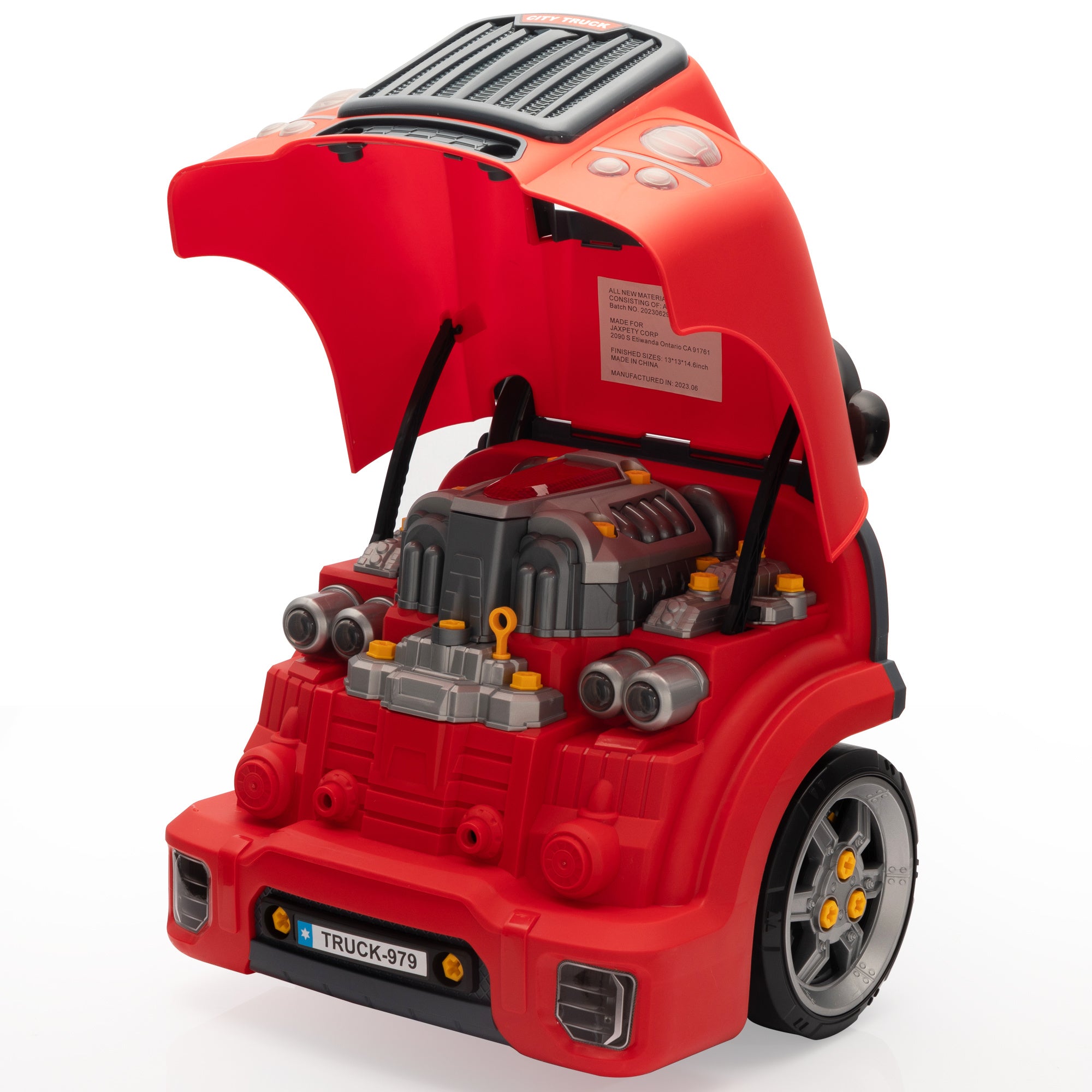 Large Truck Engine Toy Mechanic Repair Boys and Girls