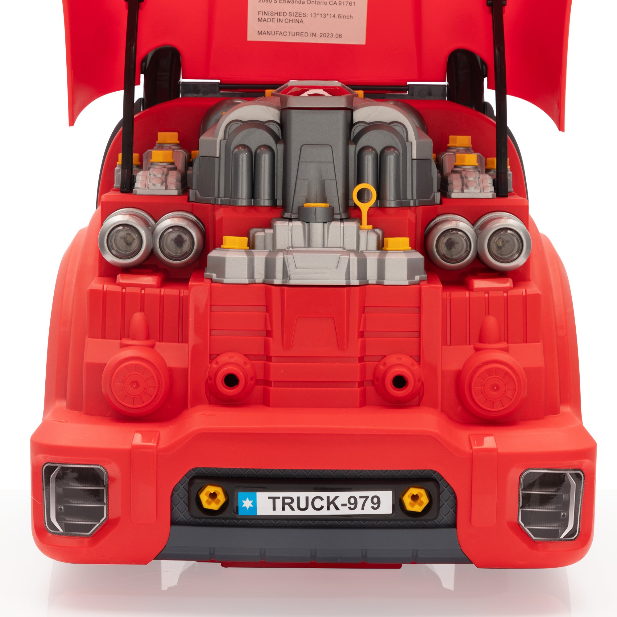 Large Truck Engine Toy Mechanic Repair Boys and Girls