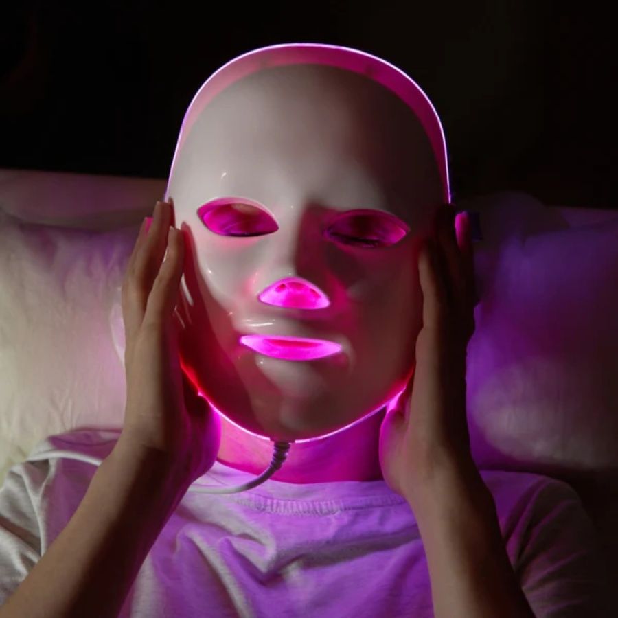 7 Colors LED Facial Mask Red Light Therapy Masks EMS Photon Therapy Face Neck Lifting Beauty Device Professional Facial Products Home Use Beauty Devices