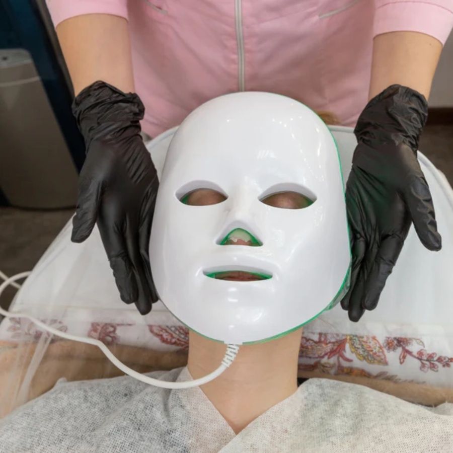 7 Colors LED Facial Mask Red Light Therapy Masks EMS Photon Therapy Face Neck Lifting Beauty Device Professional Facial Products Home Use Beauty Devices