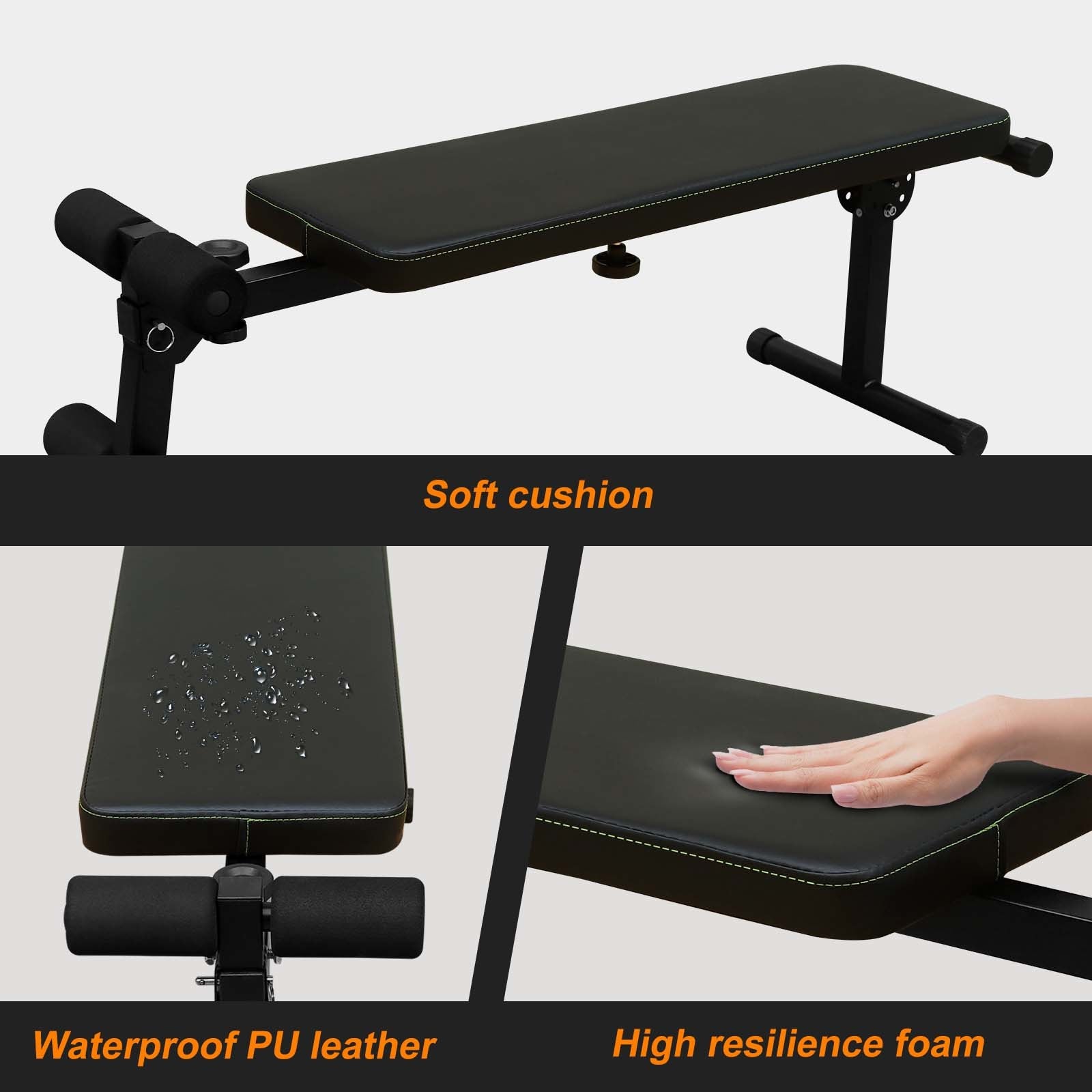 Power Tower Dip Station with Bench Pull Up Bar