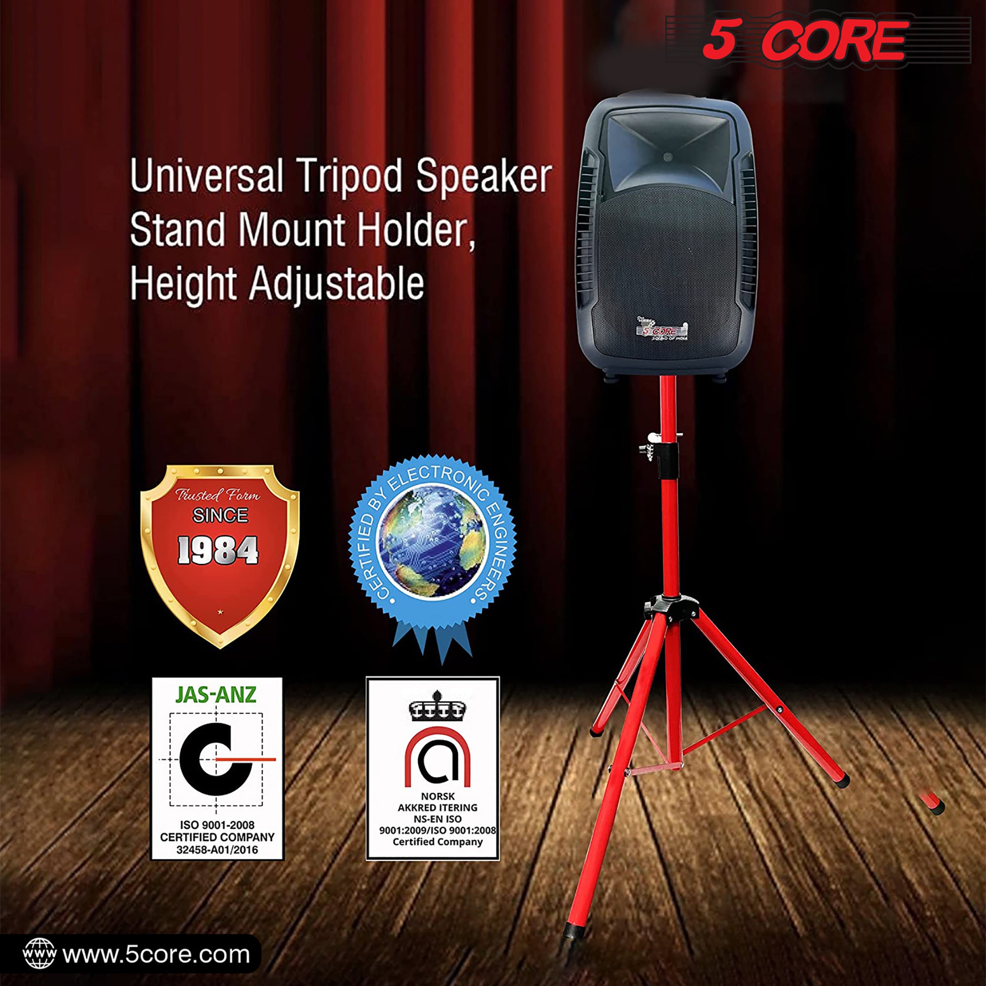 Adjustable Speaker Stand Tripod Floor