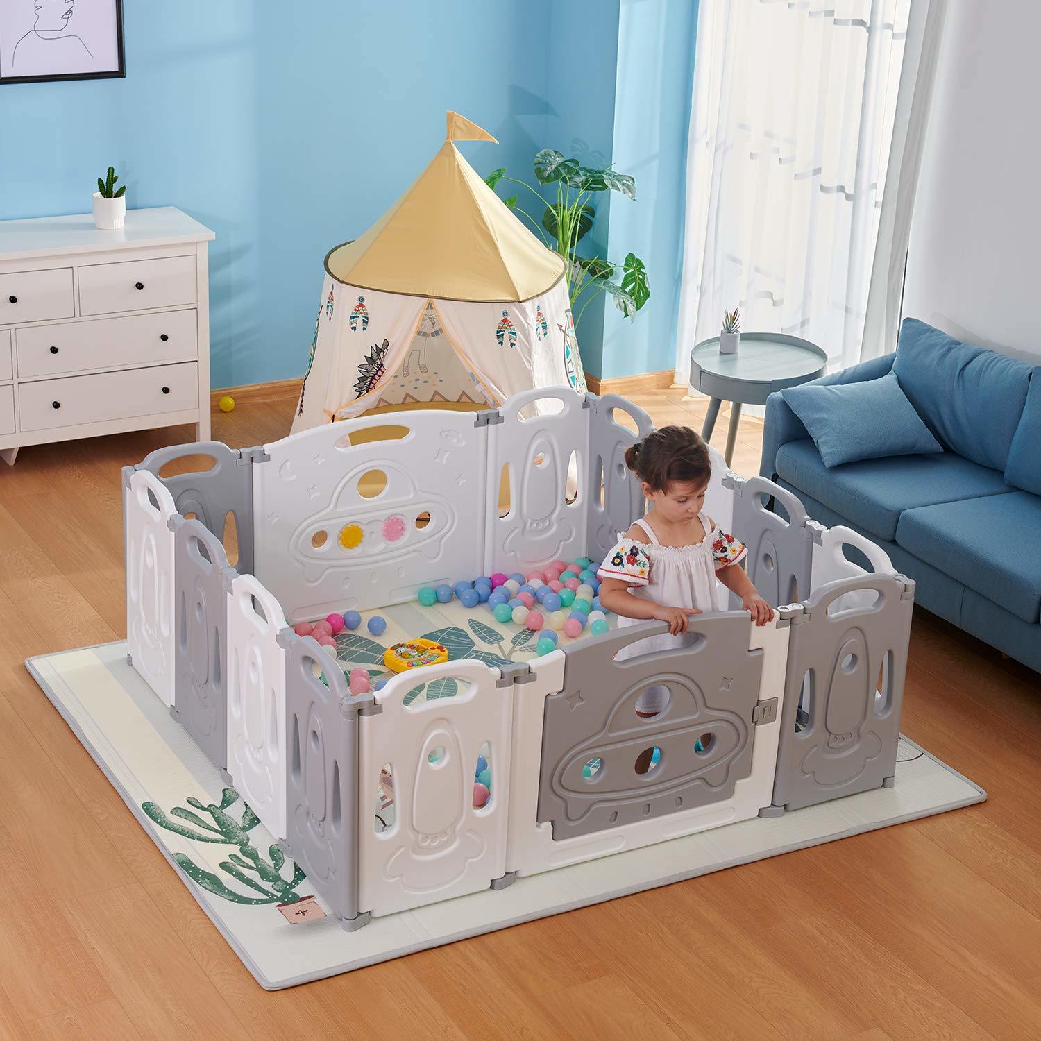 Foldable Baby playpen Baby Folding Play Pen Kids
