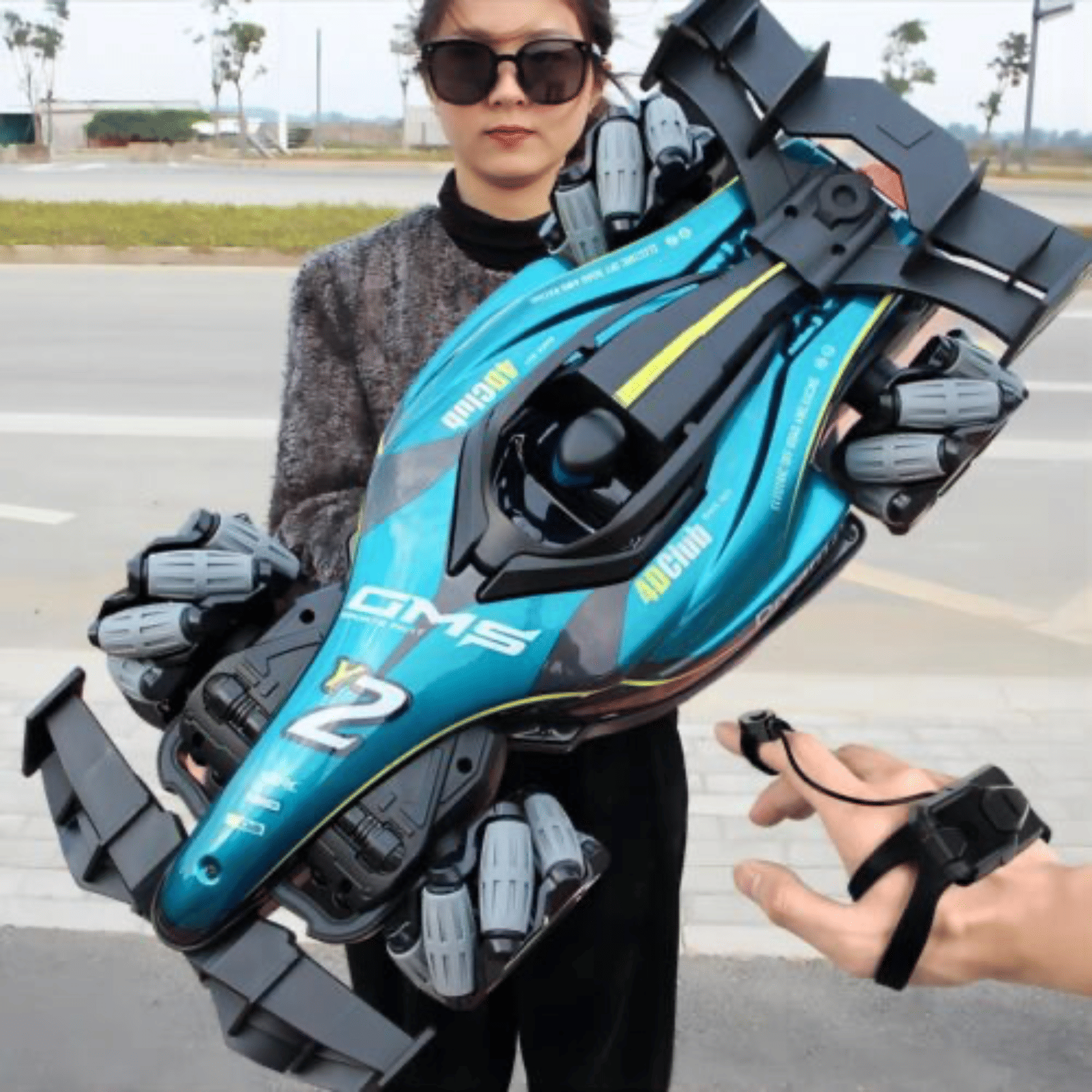 4DRC Y2 Hand Controlled Gesture RC Car 2.4Ghz 4WD 360° Racing Car 2 Battery For Boys & Girls,Kids Toy,Children Christmas Gifts.