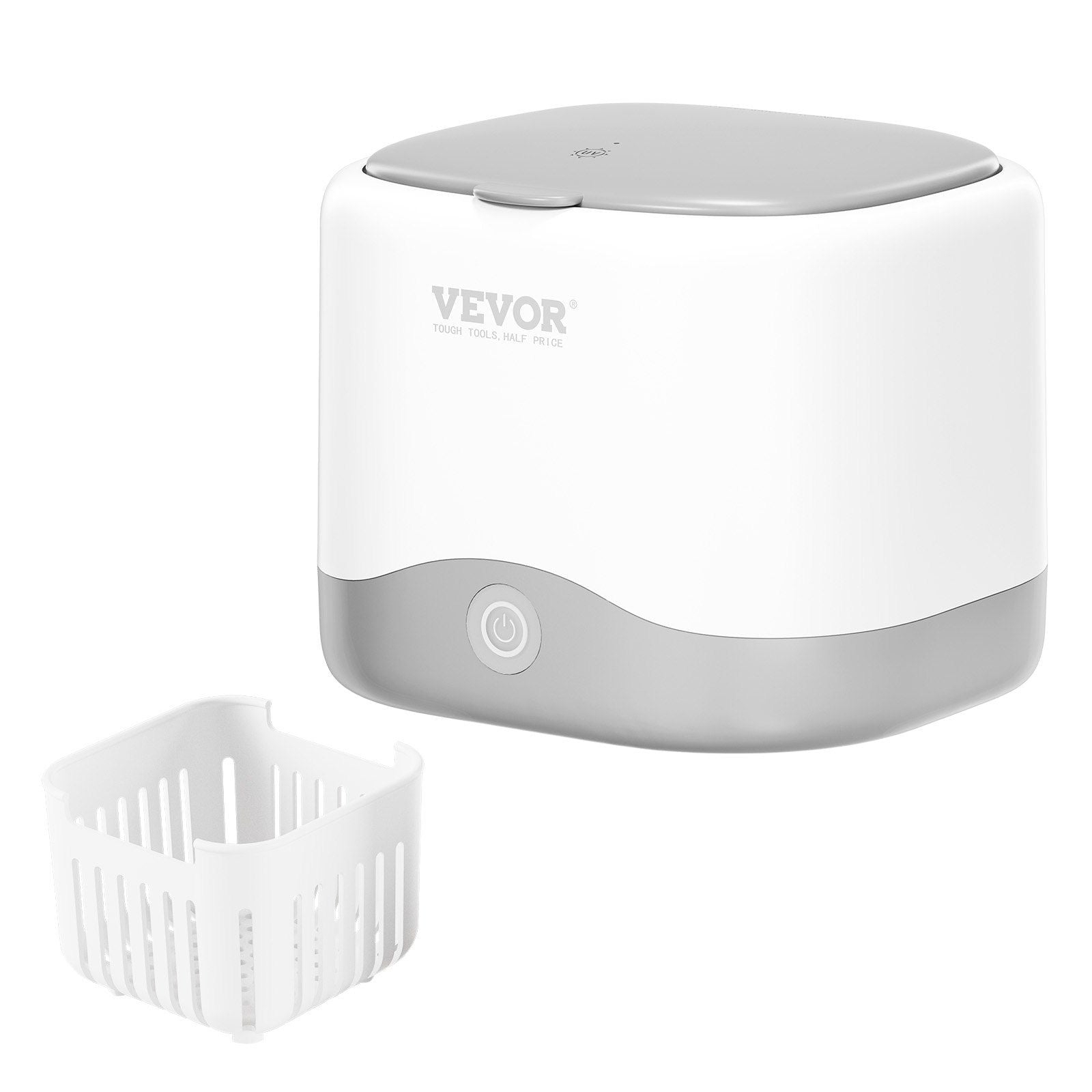 VEVOR Ultrasonic Cleaner, 45kHz Ultrasonic Cleaner for Denture Cleaner, Retainer Cleaner, Mouth Guard Cleaner, Night Guard Cleaner, Retainer Cleaner Machine with 200ML Dental Cleaning Pod