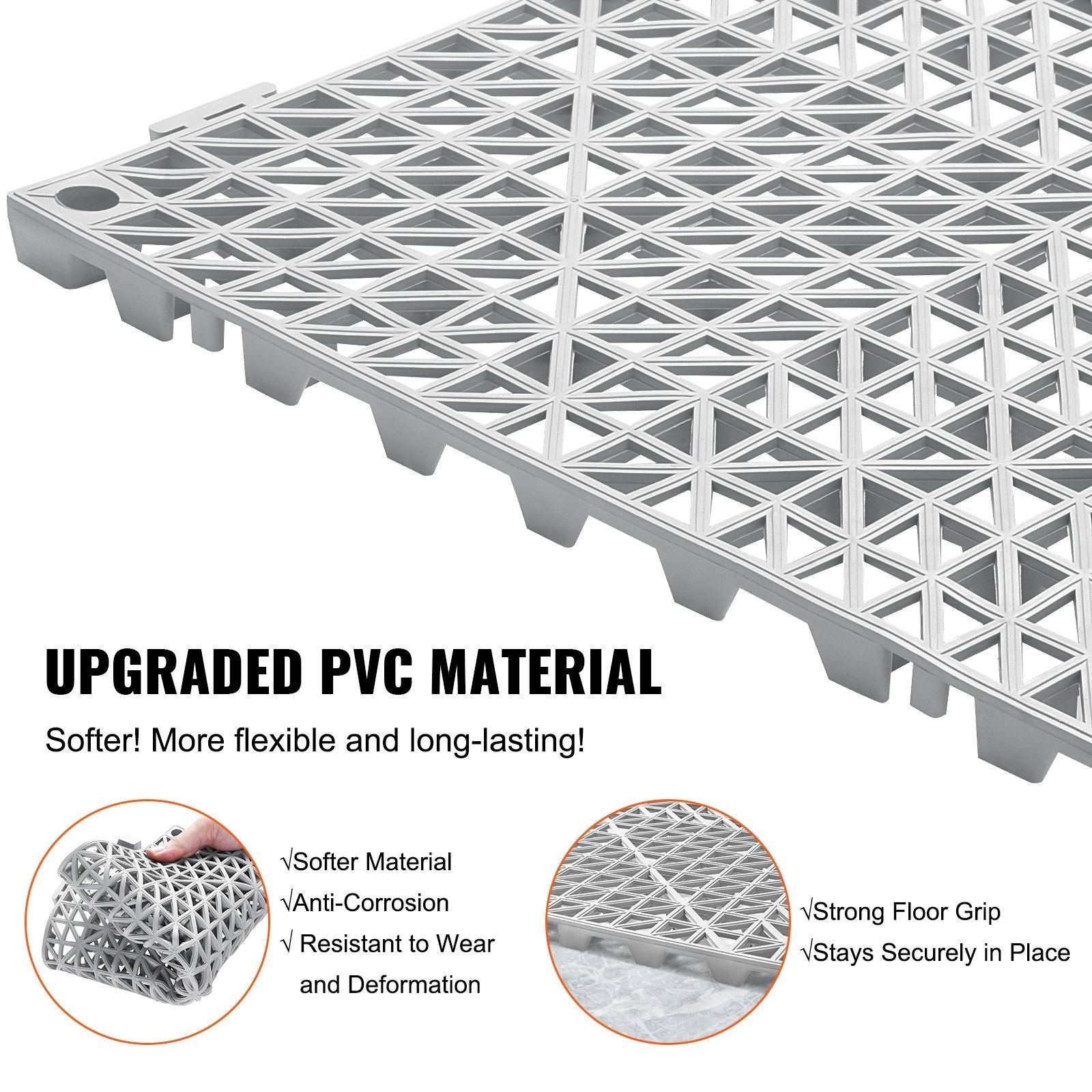 VEVOR Modular Interlocking Cushion, 12 Pack 12