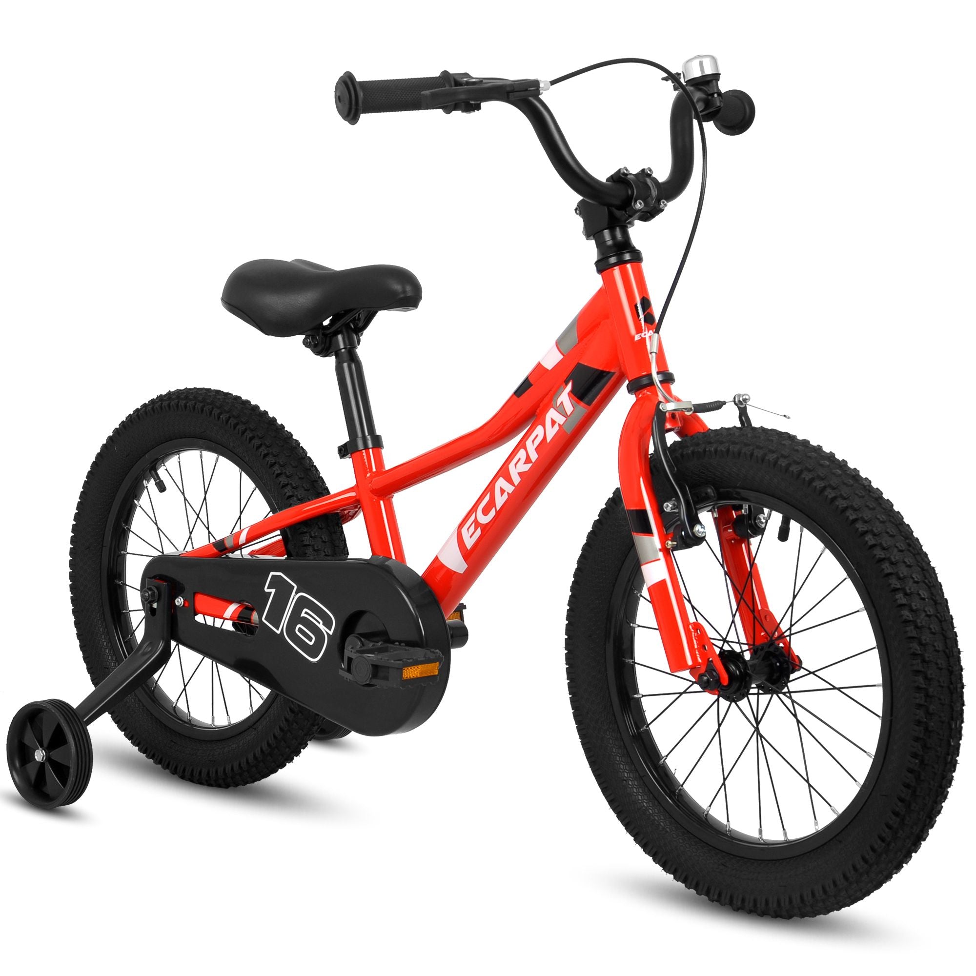 A16117 Kids' Bike 16 Inch Wheels, 1-Speed Boys Girls Child Bicycles For 3-4Years, With Removable Training Wheels Baby Toys, Front V Brake, Rear Holding Brake