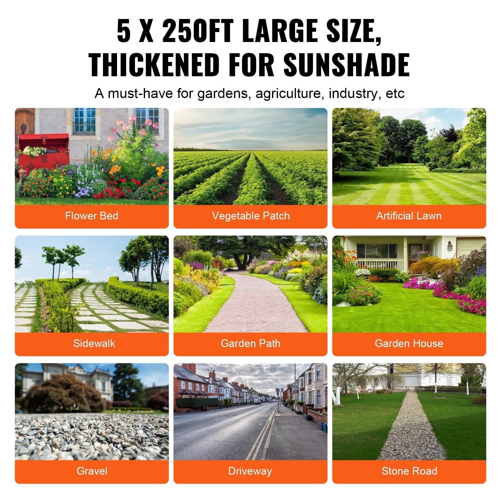 Premium Heavy Duty Weed Barrier Landscape Fabric