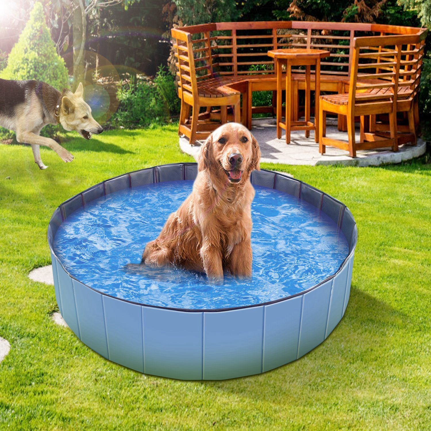 Foldable Pet Swimming Pool Tub