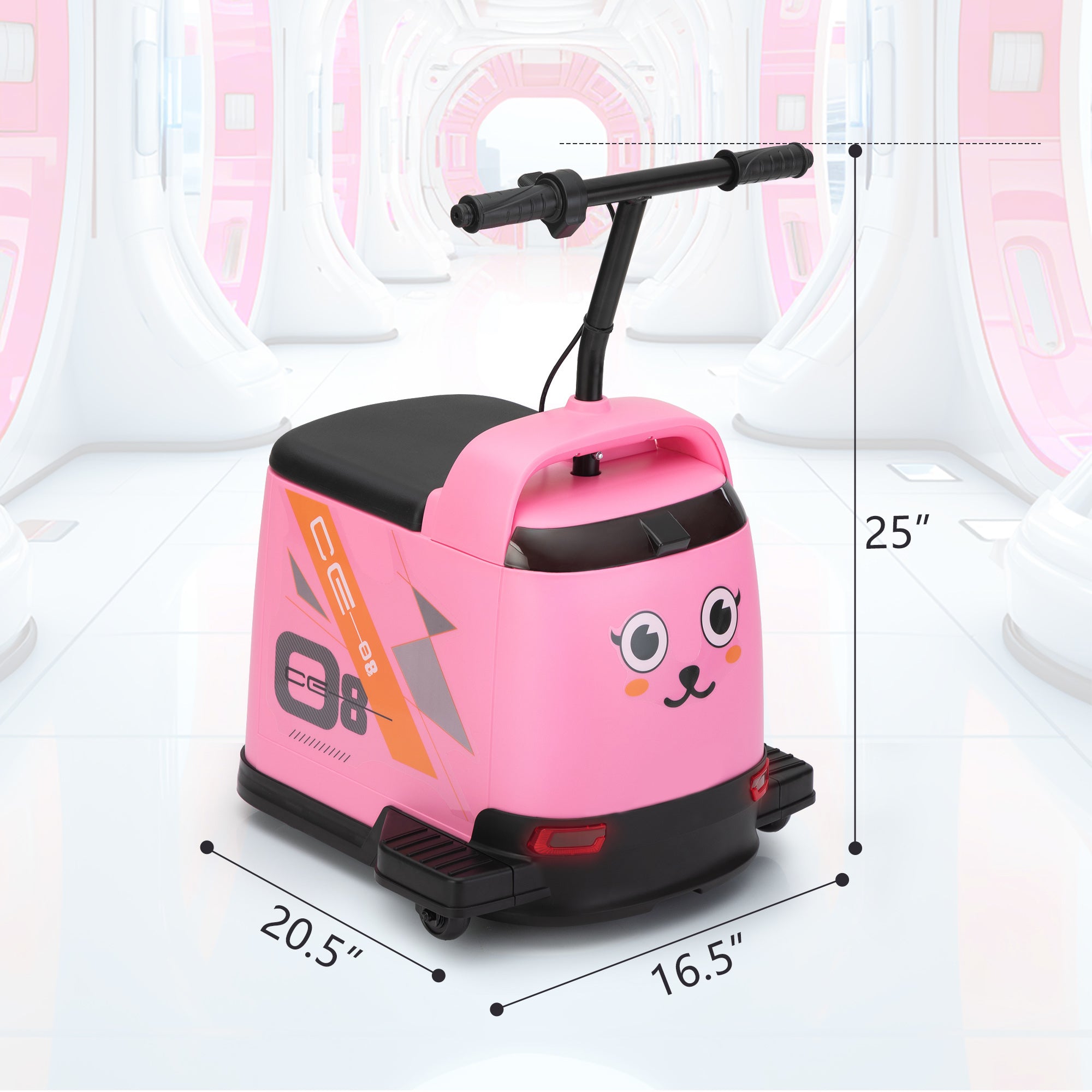 Electric Kids Ride On Box Car with High-Low Speeds