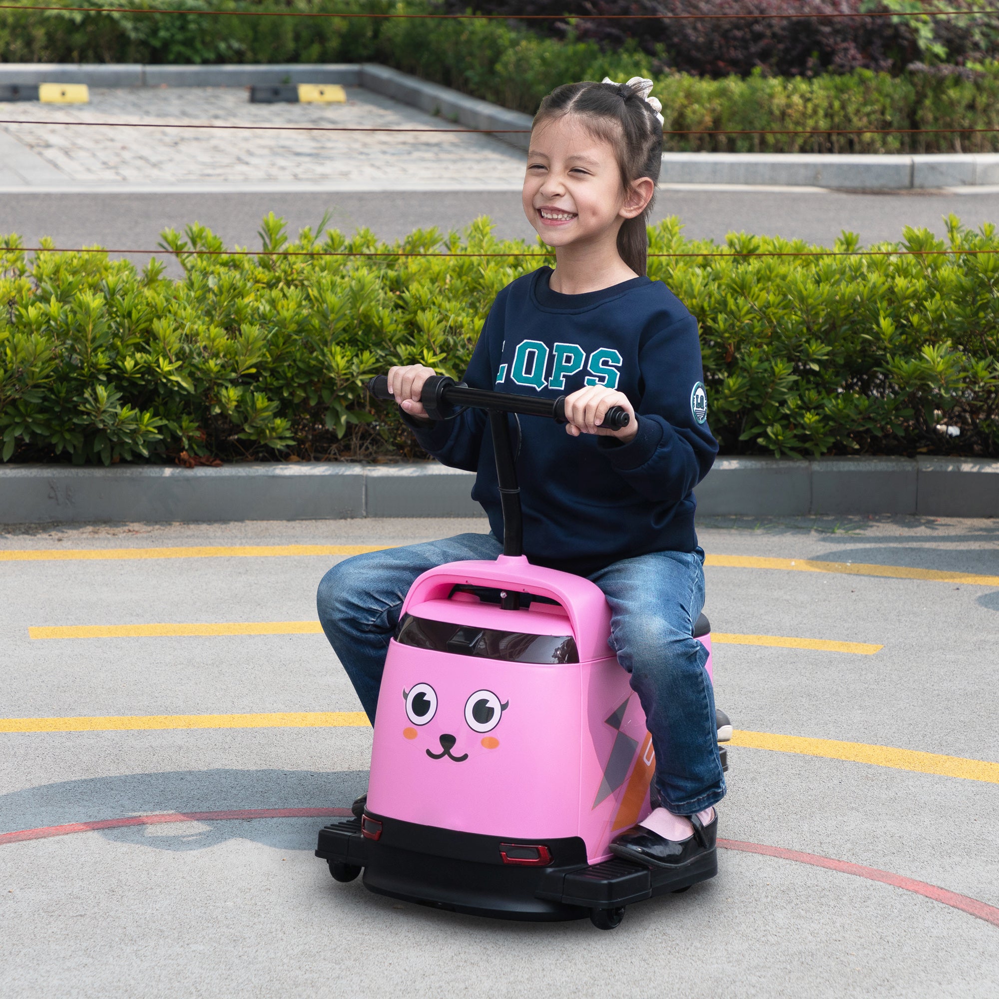 Electric Kids Ride On Box Car with High-Low Speeds