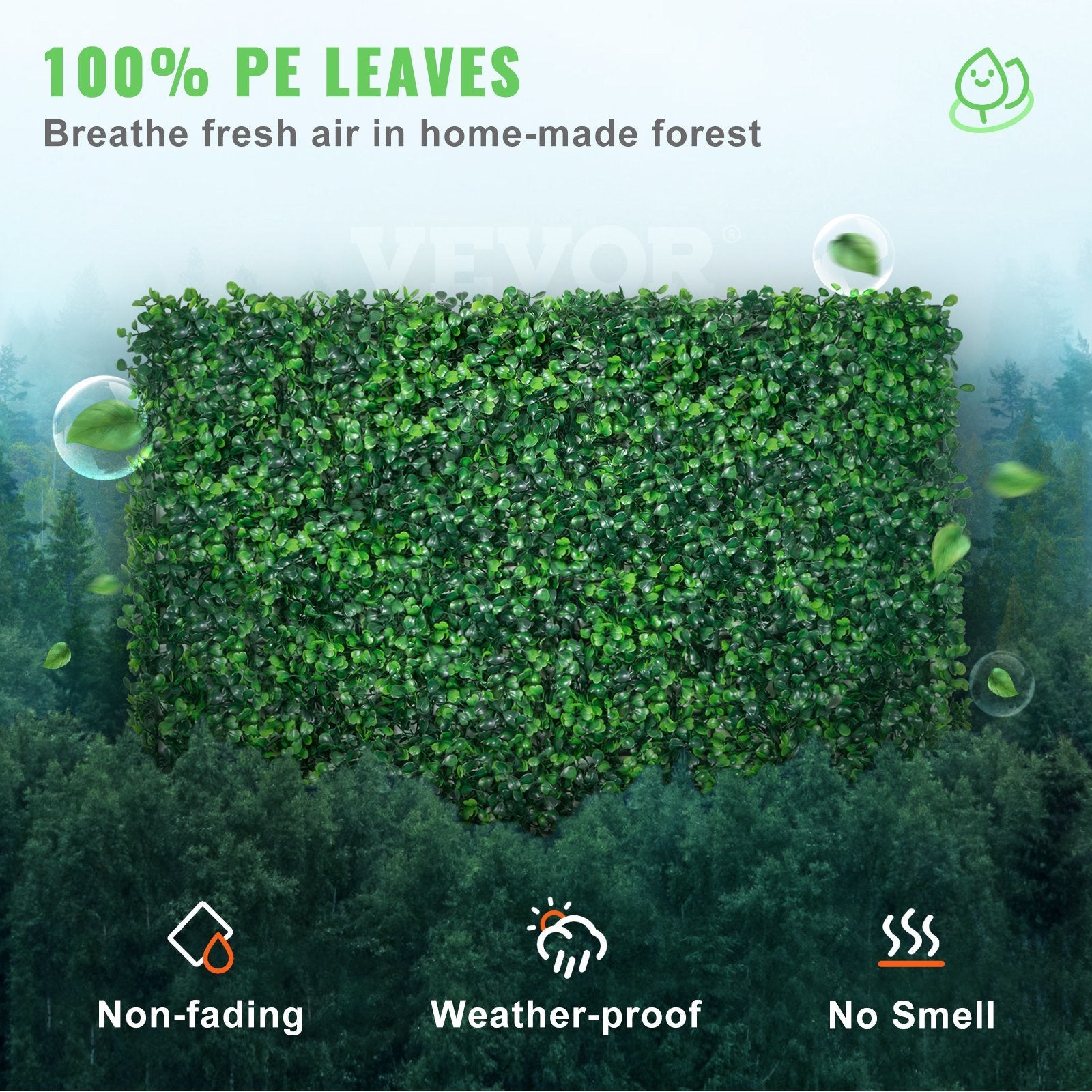 Grass Wall Panels for Garden Fence Backyard