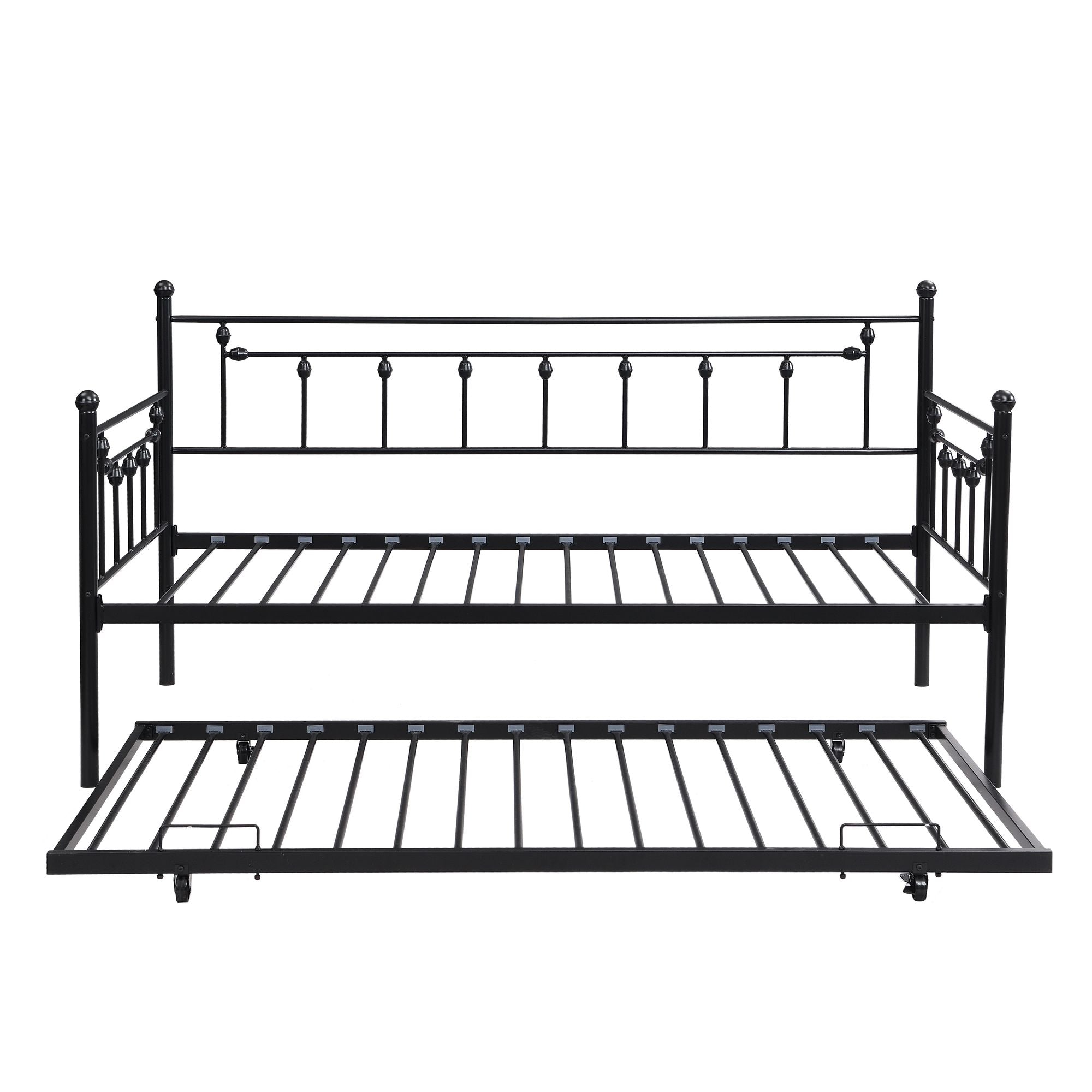 Daybed with trundle, BLACK