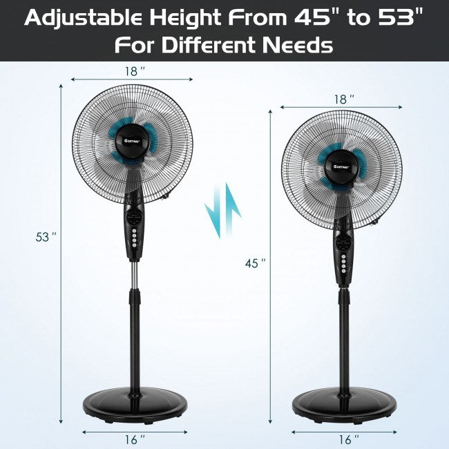 Adjustable Height Fan for Home and Office