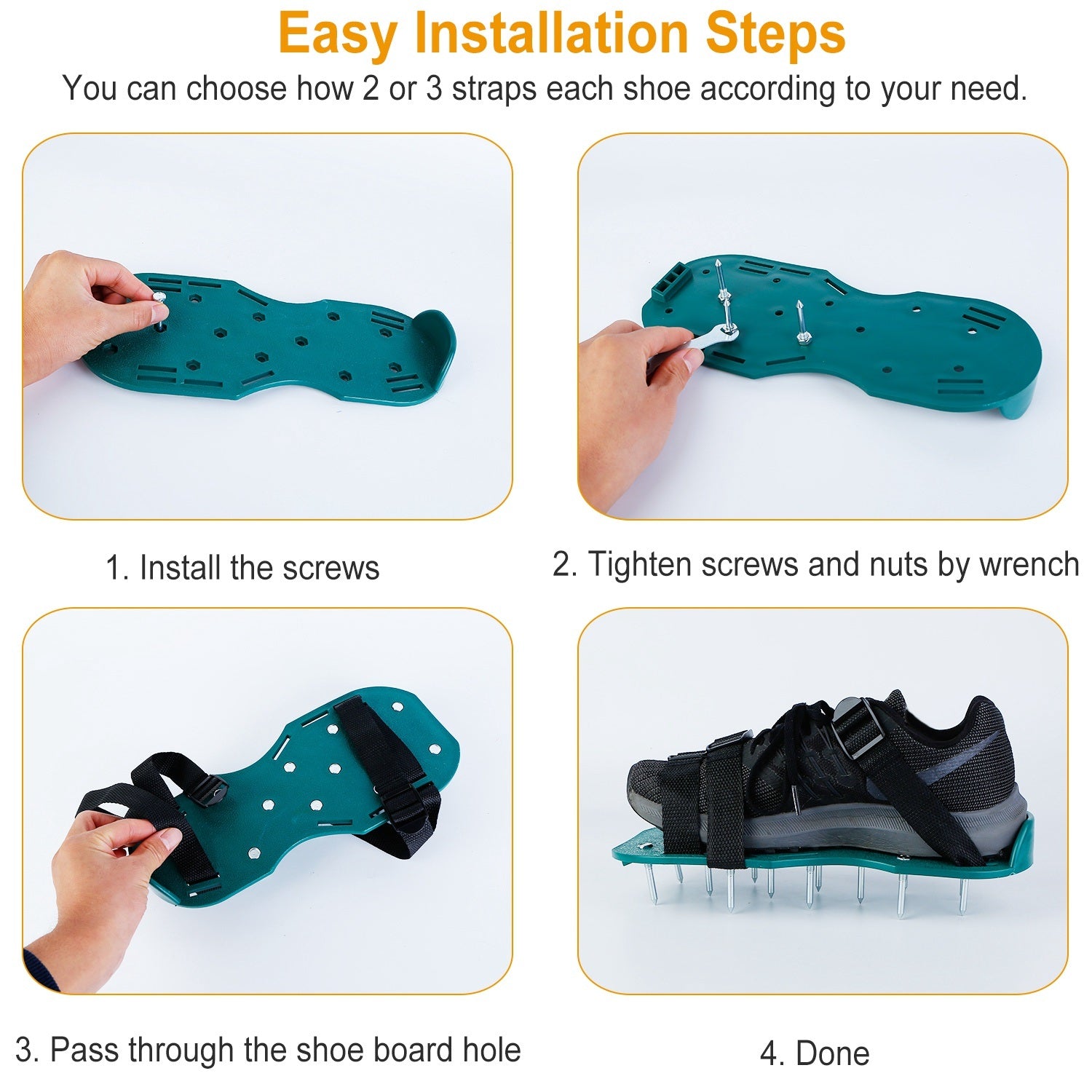 Lawn Aerator Shoes Grass for Lawn Garden