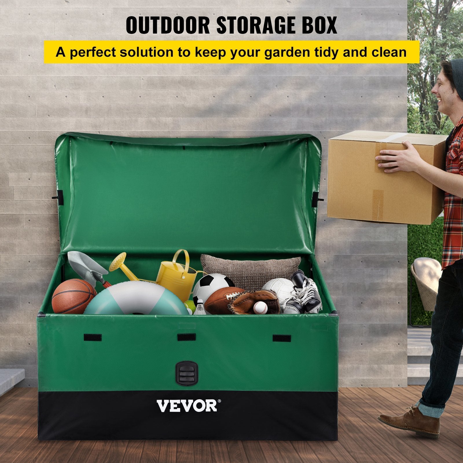 VEVOR Outdoor Storage Box Patio Gallon Waterproof