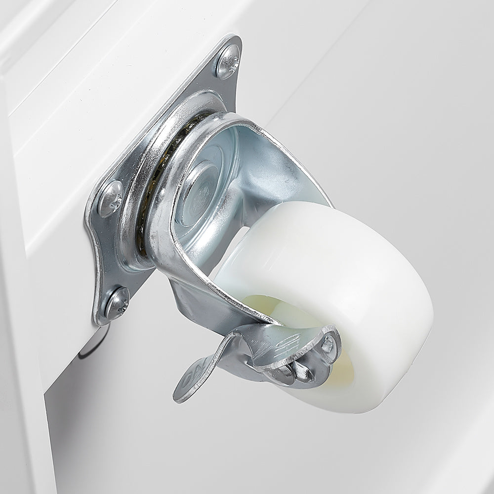 Metal Printer Stand with Storage Mobile Printer