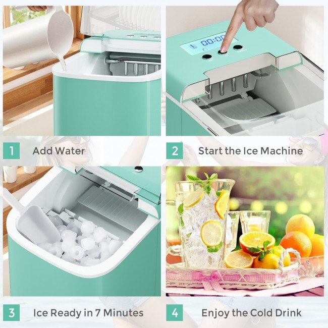 Counterto Ice Maker with Ice Scoop