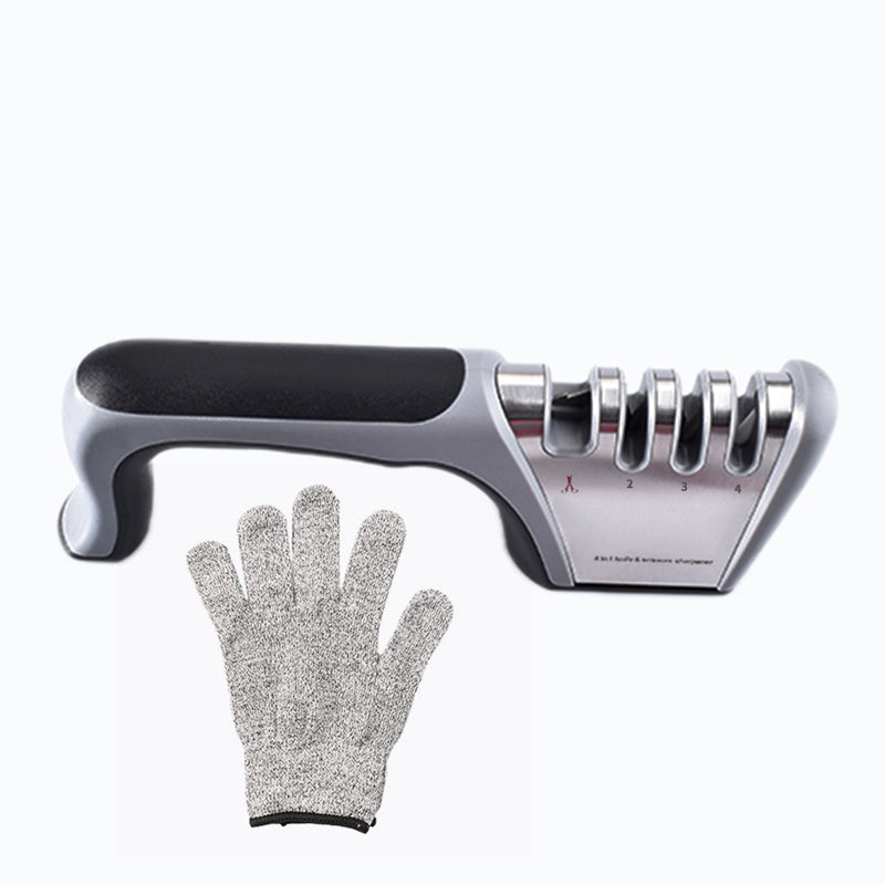 Knife Sharpener with Glove