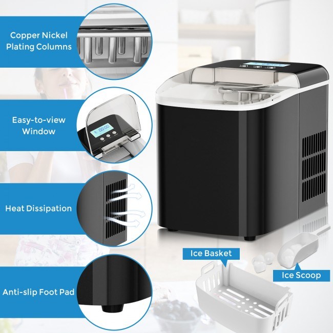 Counterto Ice Maker with Ice Scoop