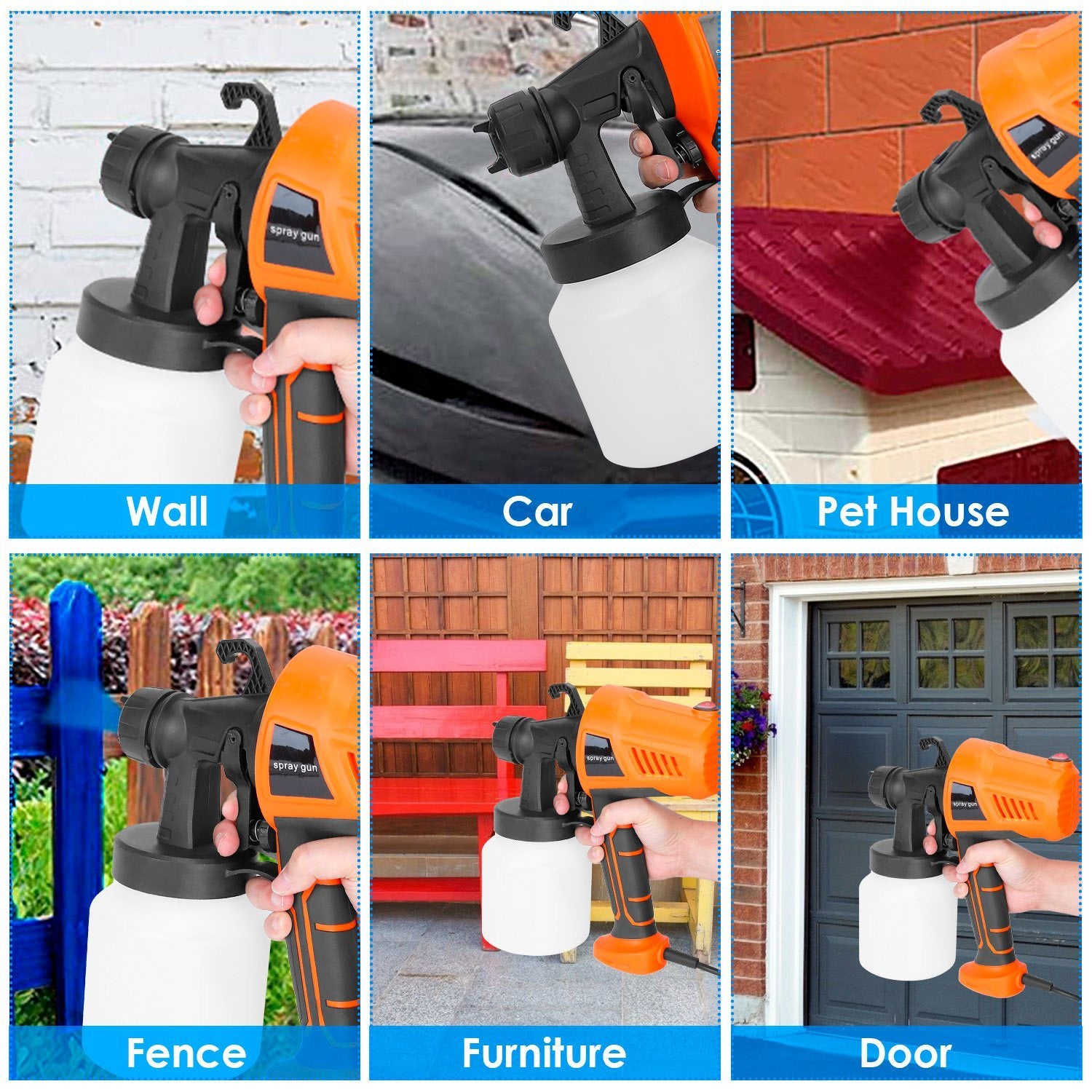 Electric Paint Sprayer For Fences Brick Walls