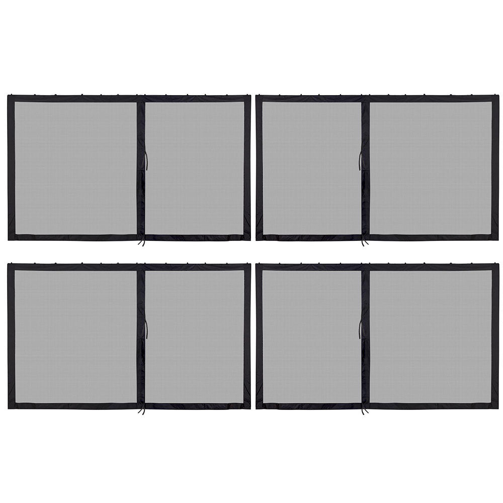 Gazebo Replacement Mosquito Netting 10*12Inch/Black