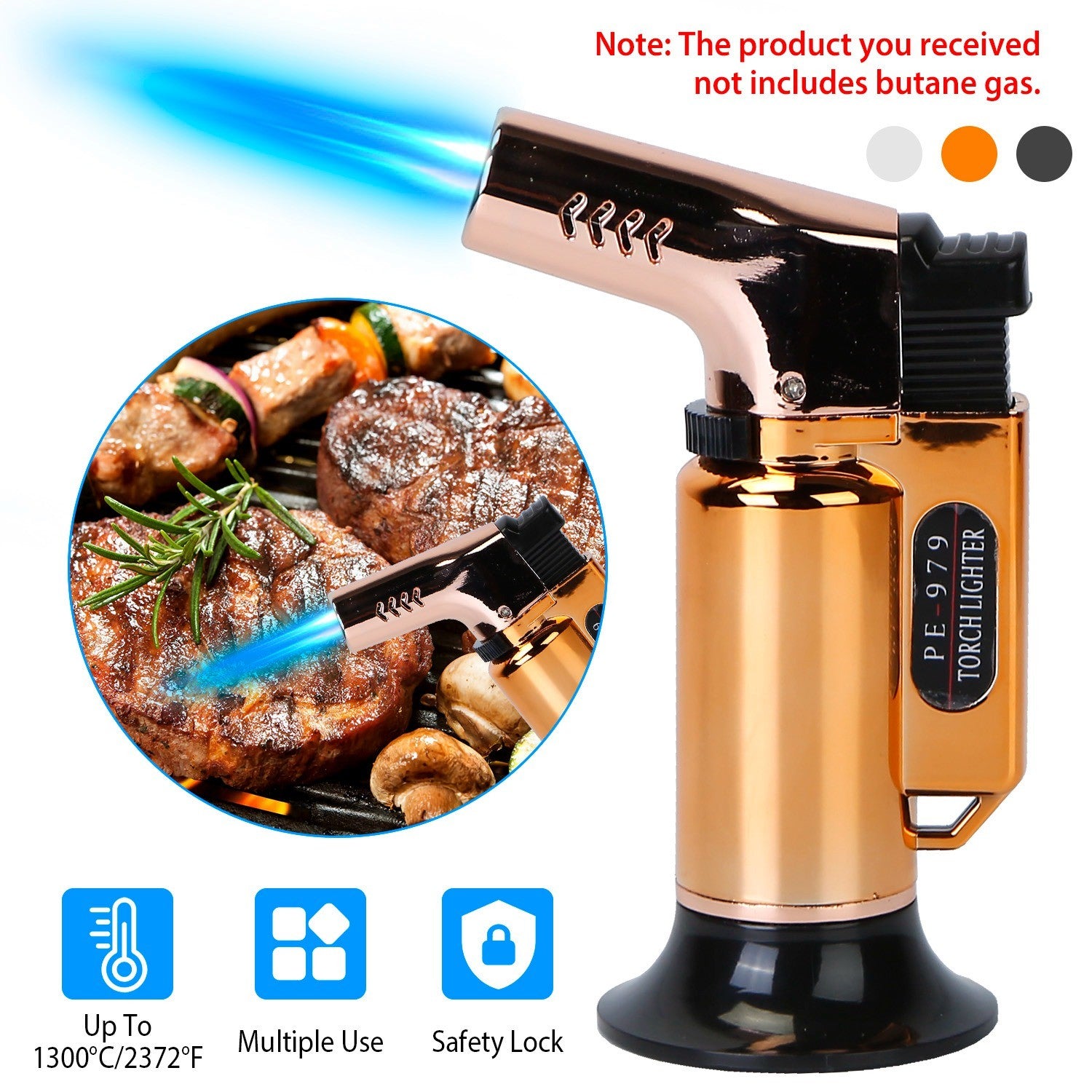Kitchen Culinary Butane Torch Lighter