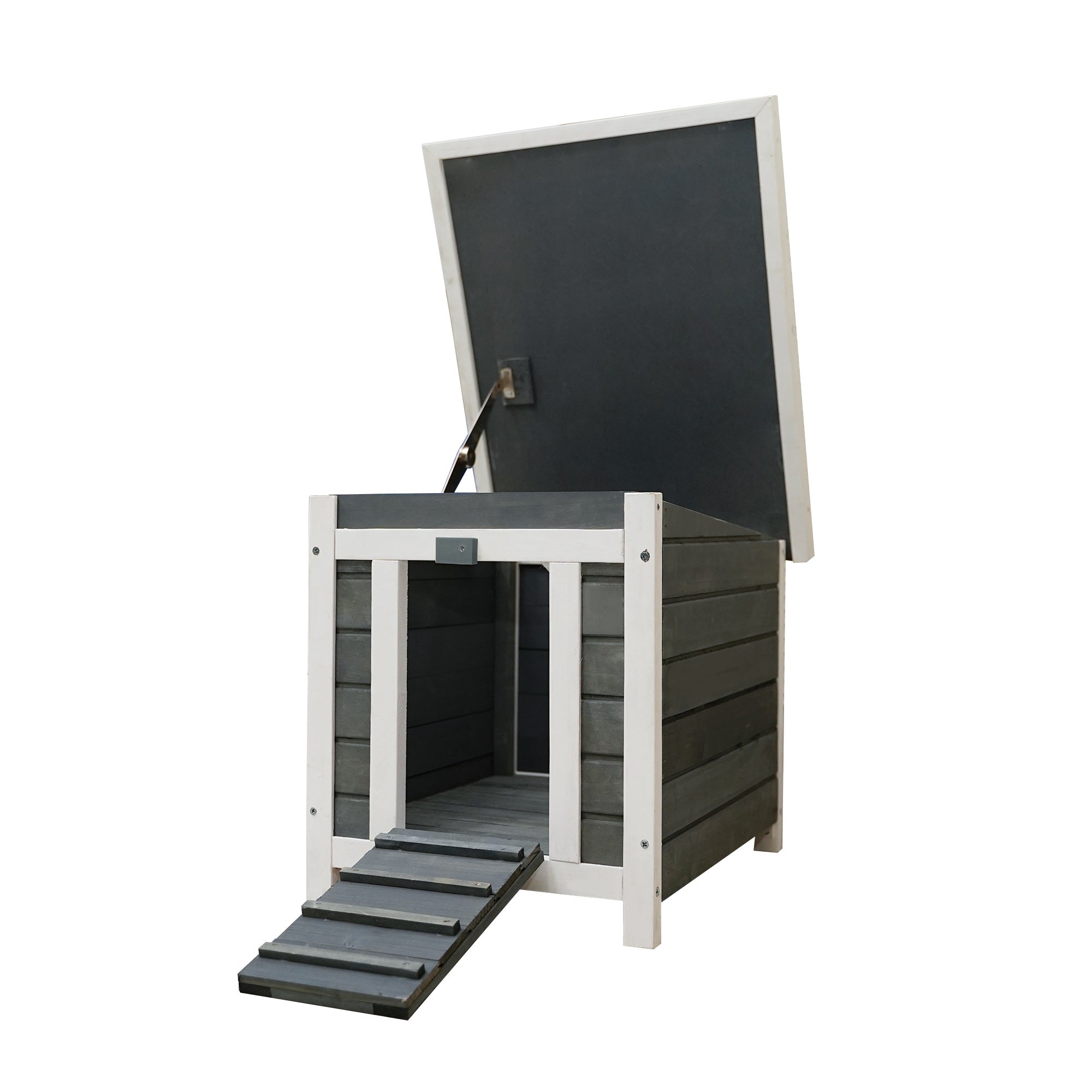 Weatherproof wooden outdoor rabbit hutch