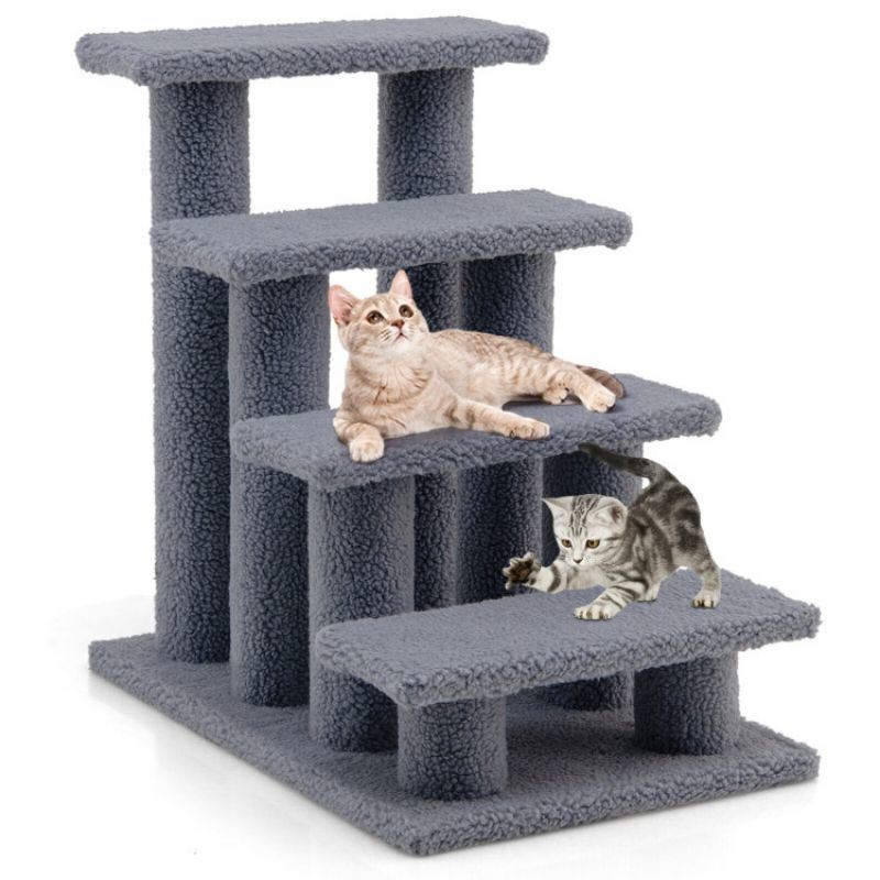Pet Stairs Carpeted Ladder Ramp
