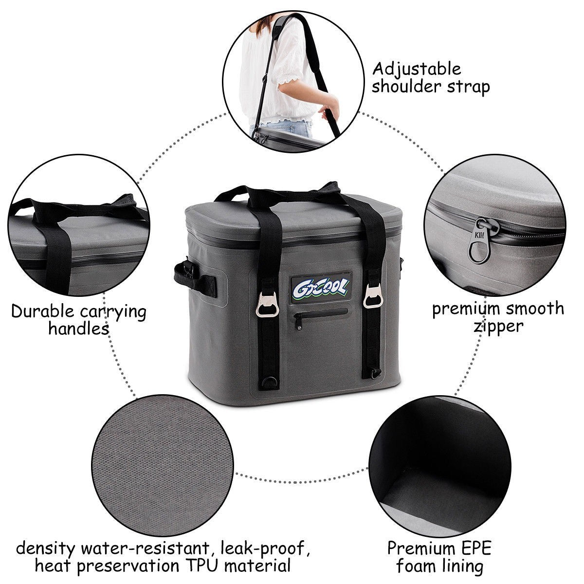 Water-Resistant Lunch Bag Leakproof