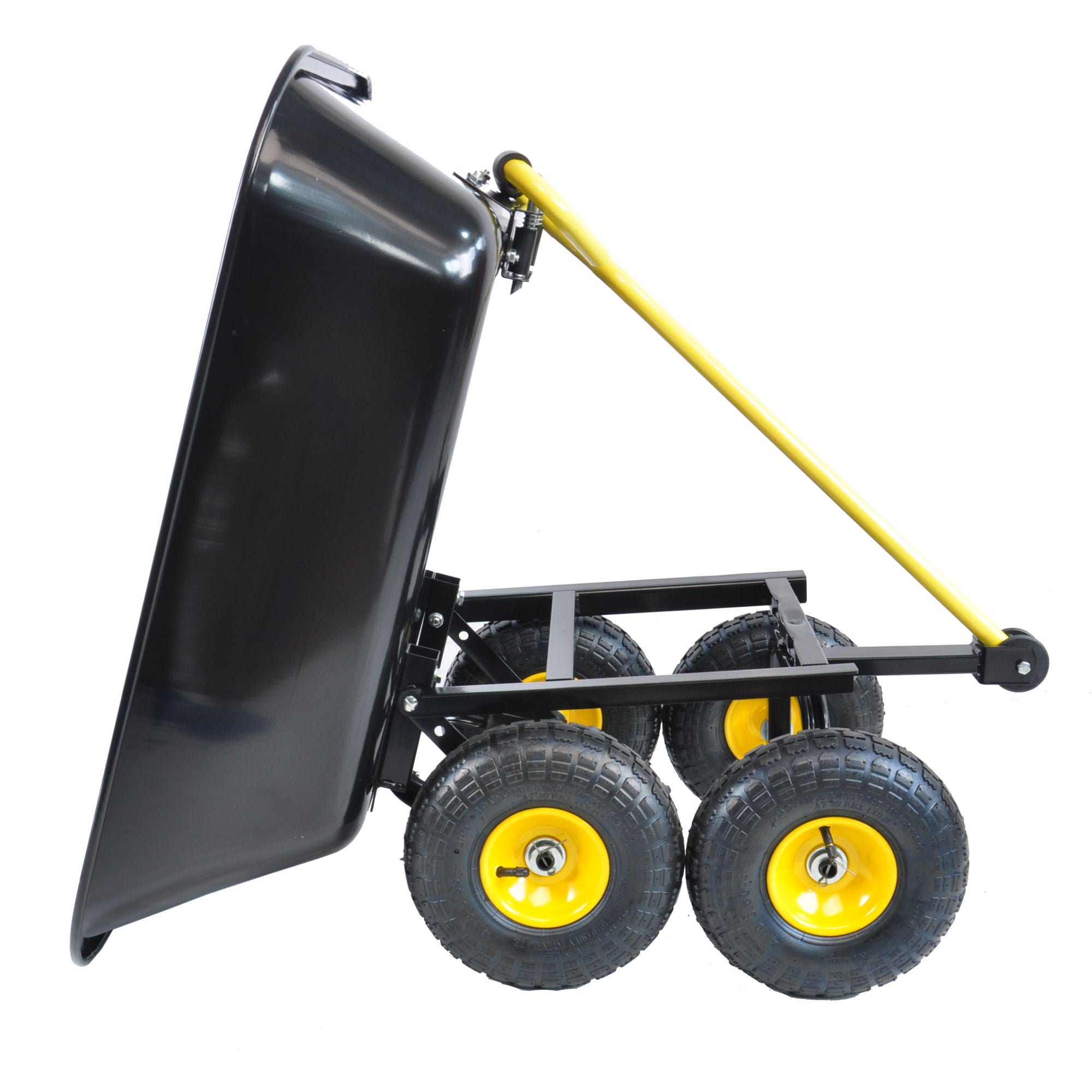 Folding car Poly Garden dump truck with steel frame