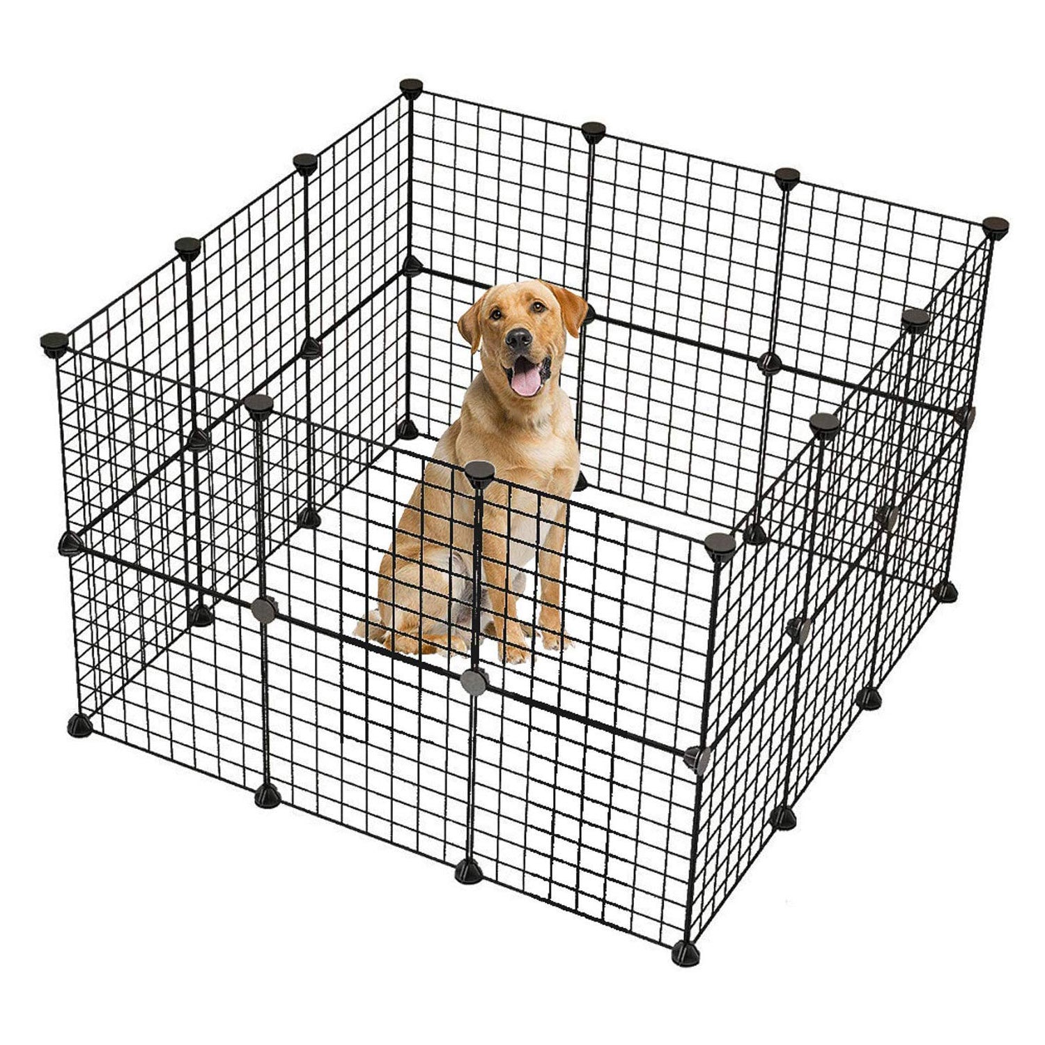 Pet Playpen Small Animal Cage Indoor Portable Metal