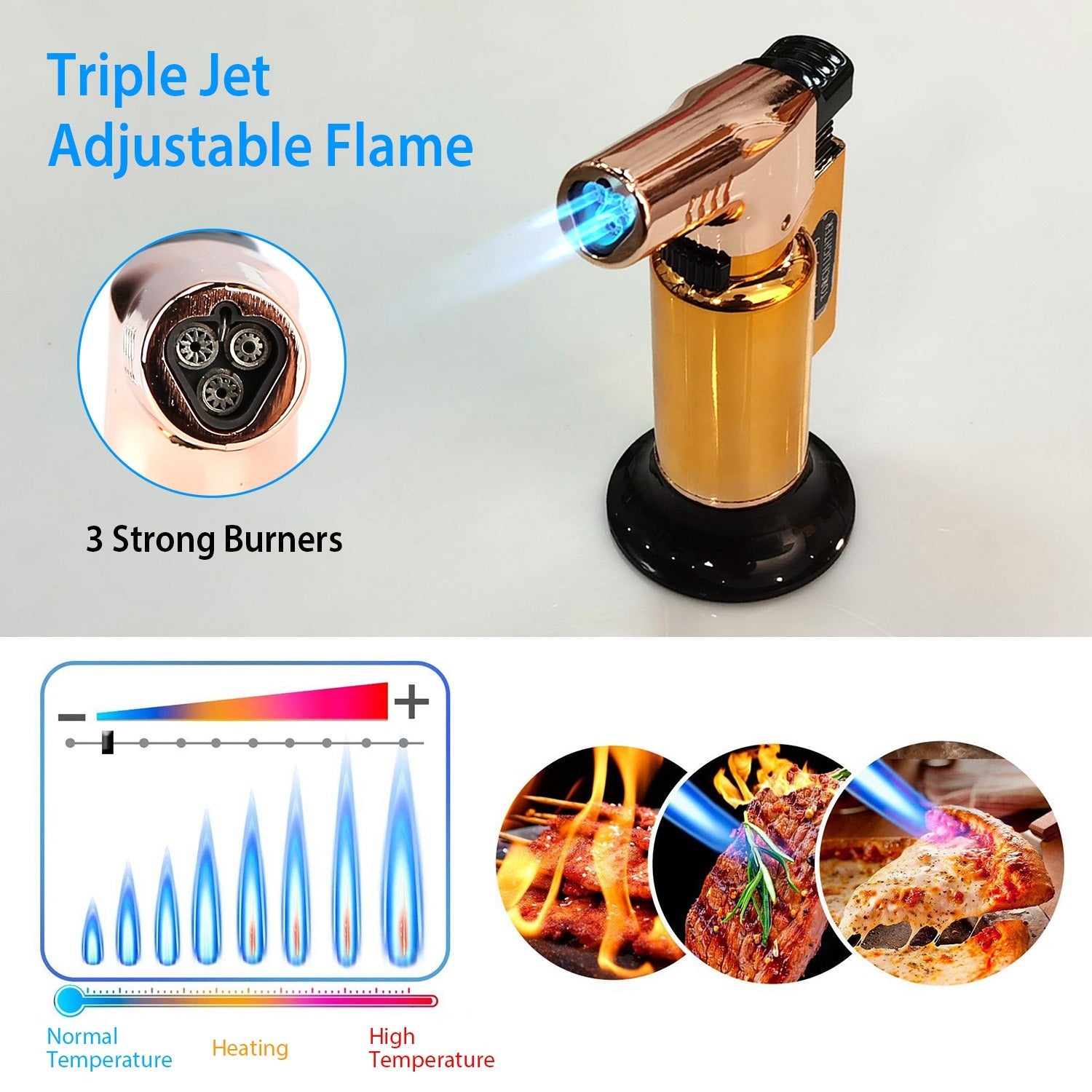 Kitchen Culinary Butane Torch Lighter