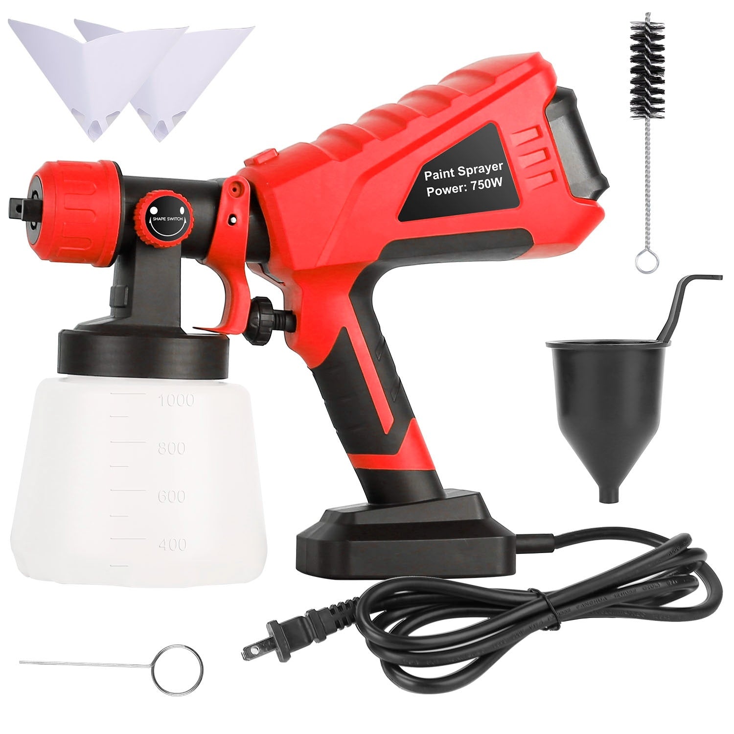 Electric Paint Sprayer Spray Gun For Fences Brick Walls
