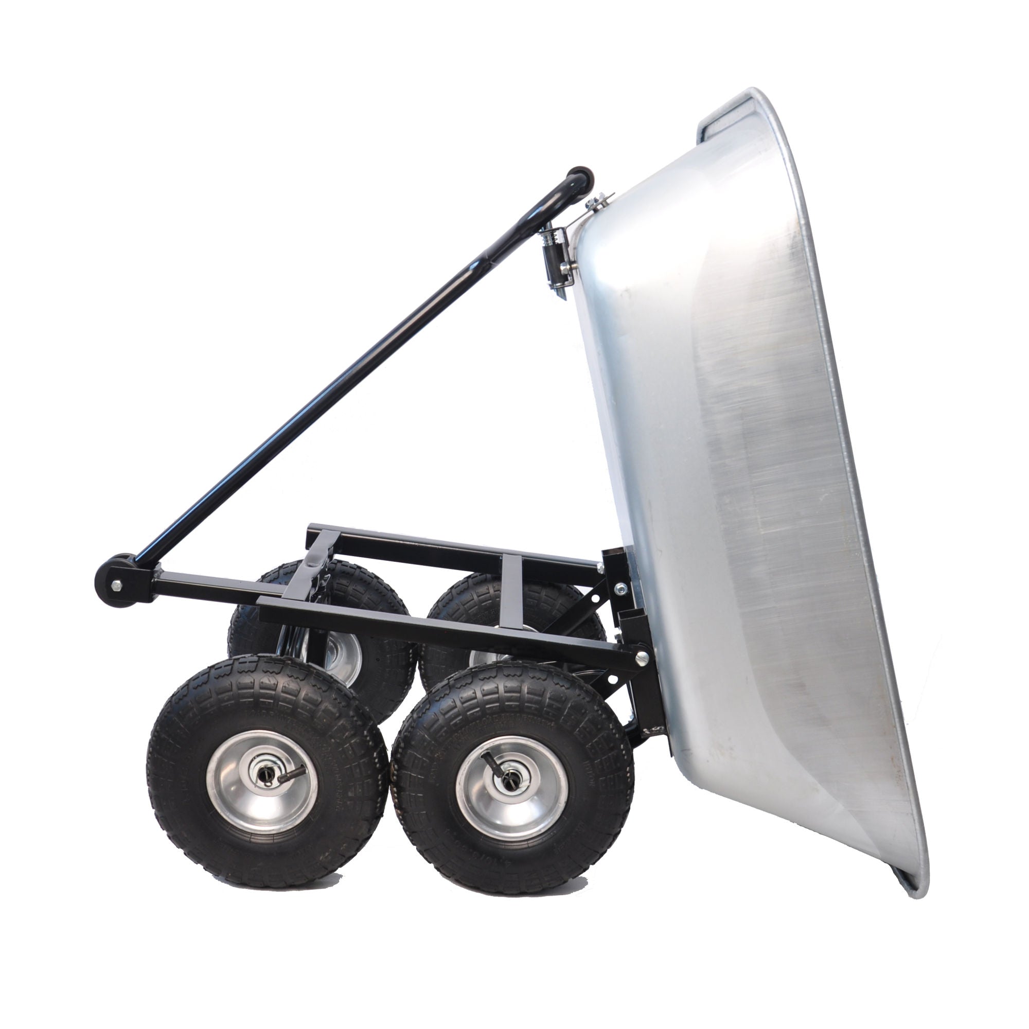 Folding car Poly Garden dump truck with steel frame