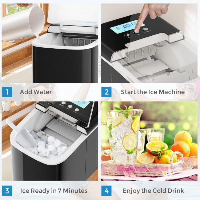 Counterto Ice Maker with Ice Scoop