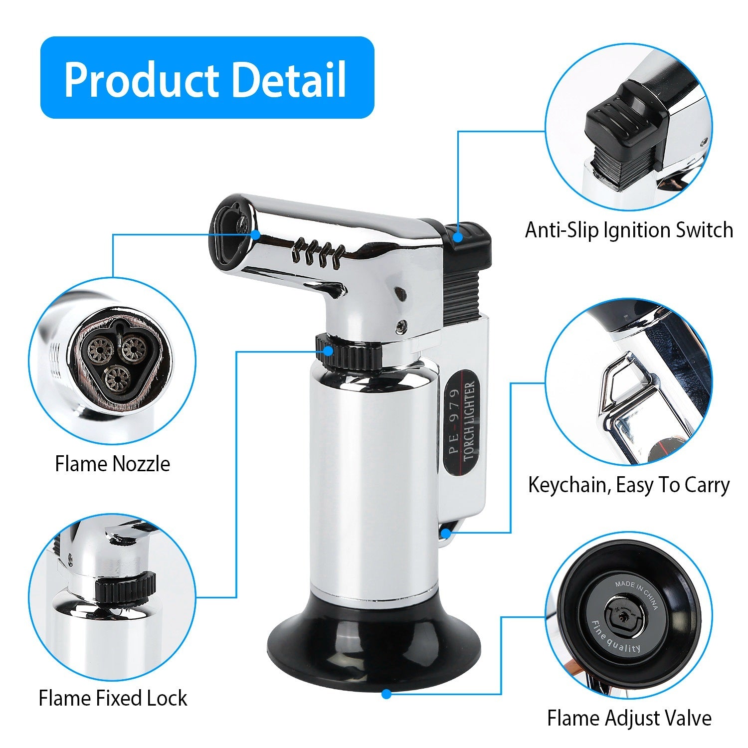 Kitchen Culinary Butane Torch Lighter