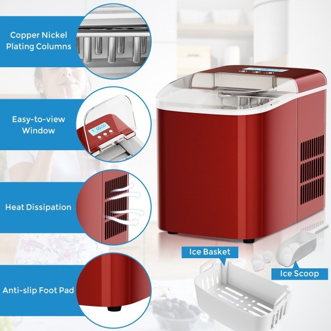 Counterto Ice Maker with Ice Scoop