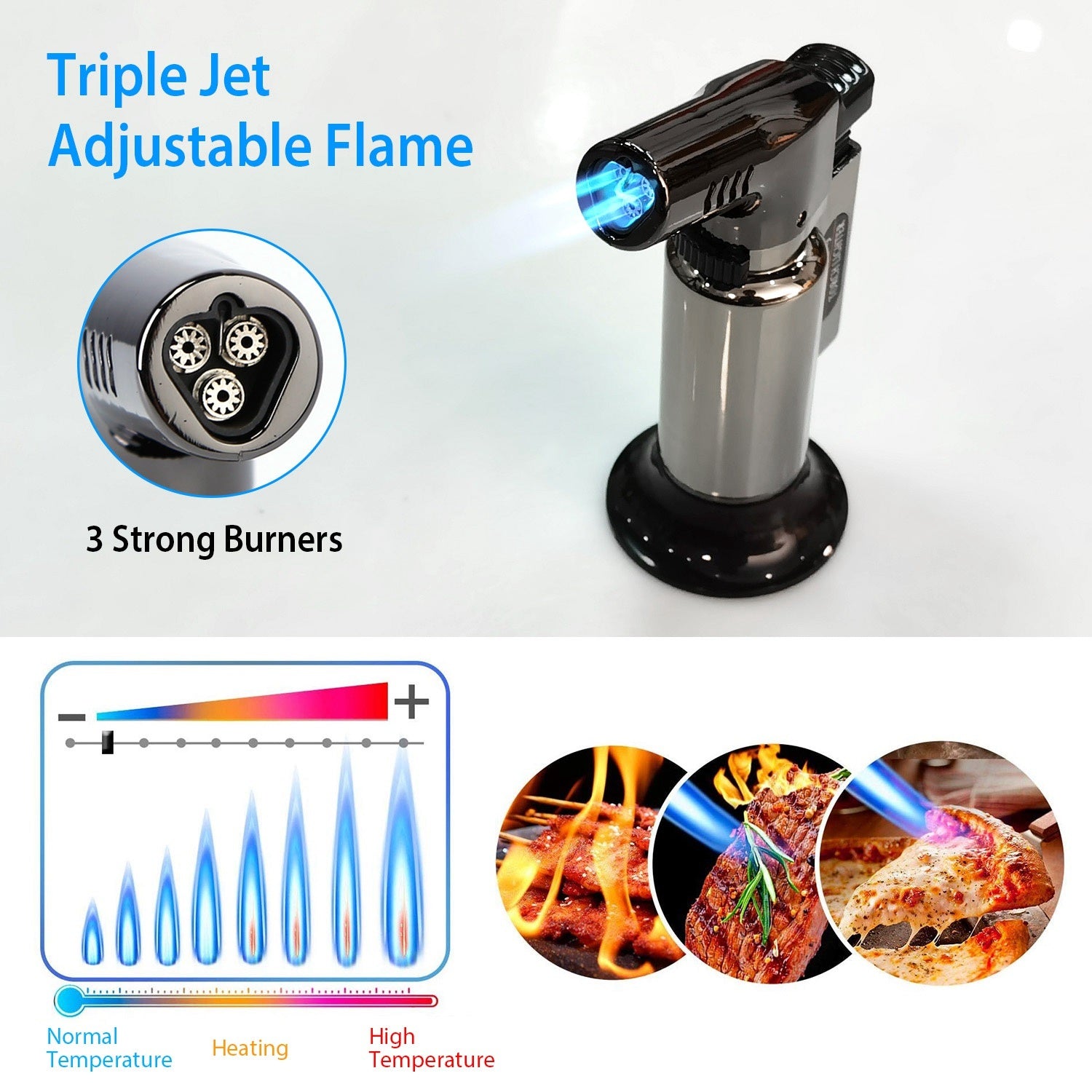 Kitchen Culinary Butane Torch Lighter