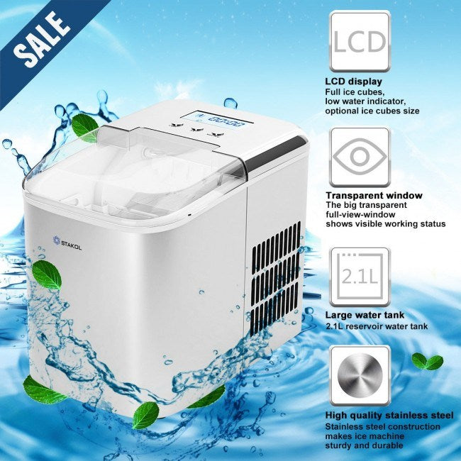 Counterto Ice Maker with Ice Scoop