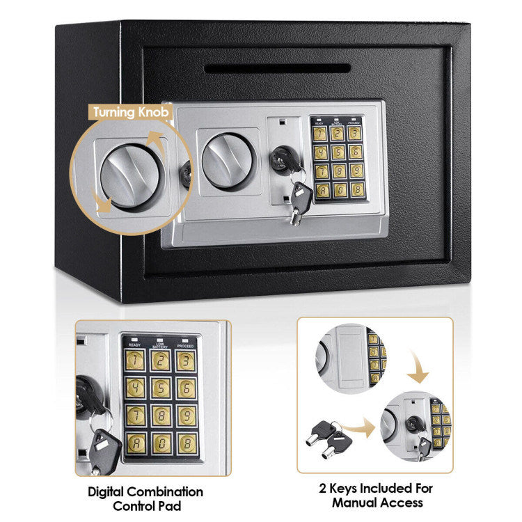Digital Depository Drop Cash Safe Box