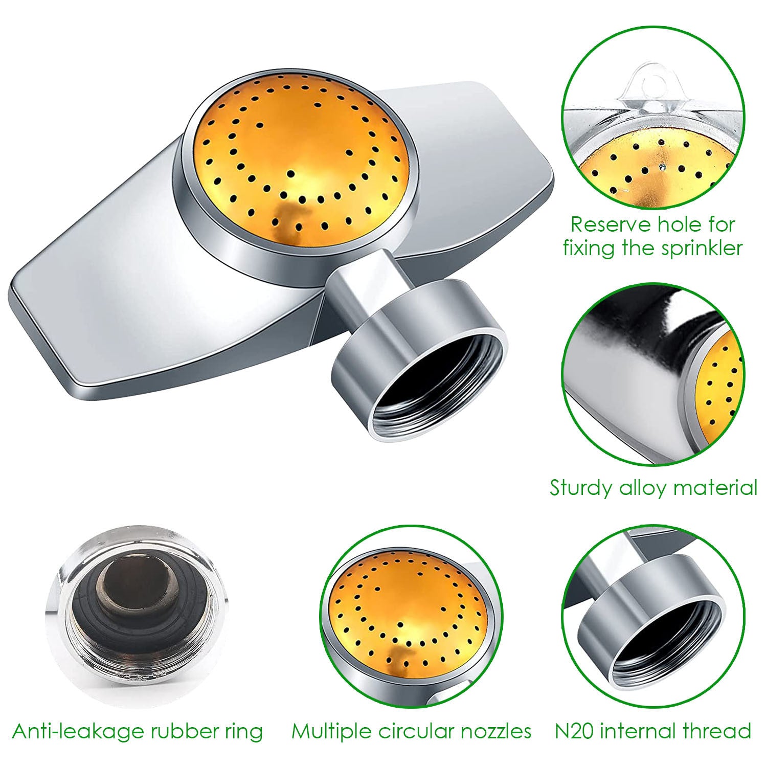 Lawn Garden Circular Spot Sprinkler