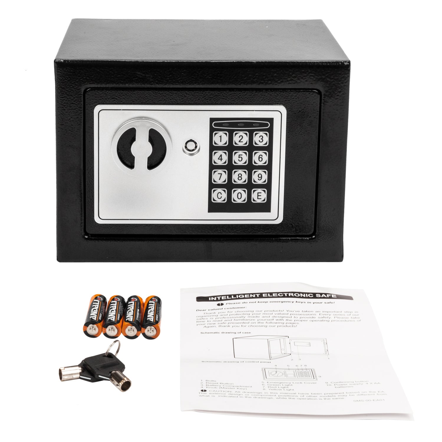 Home Electronic Password Steel Plate Safe Box