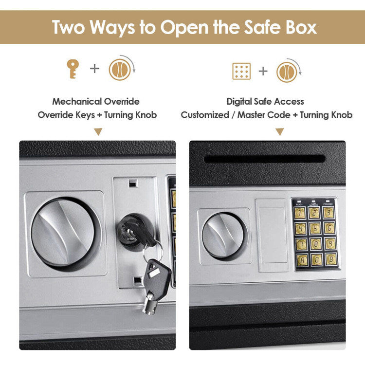 Digital Depository Drop Cash Safe Box