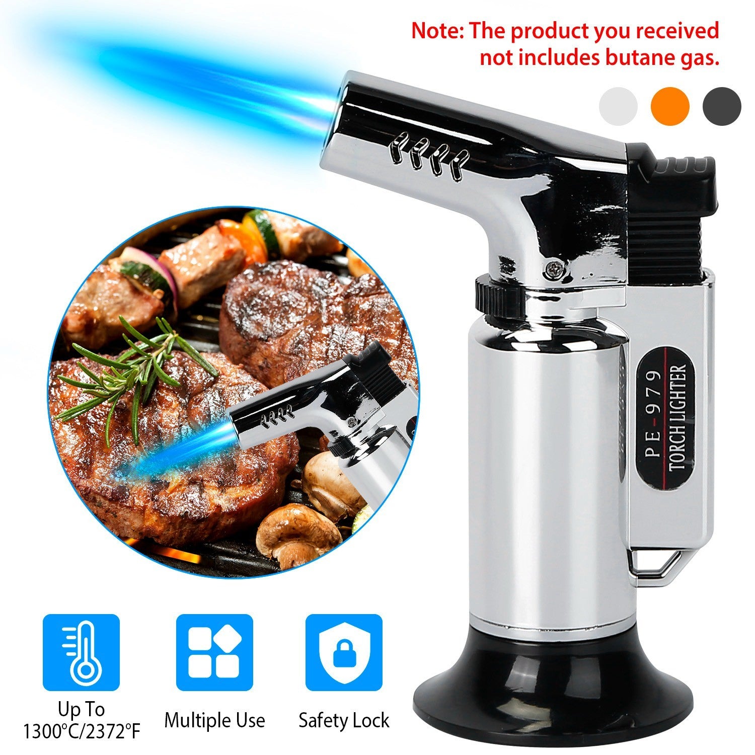 Kitchen Culinary Butane Torch Lighter