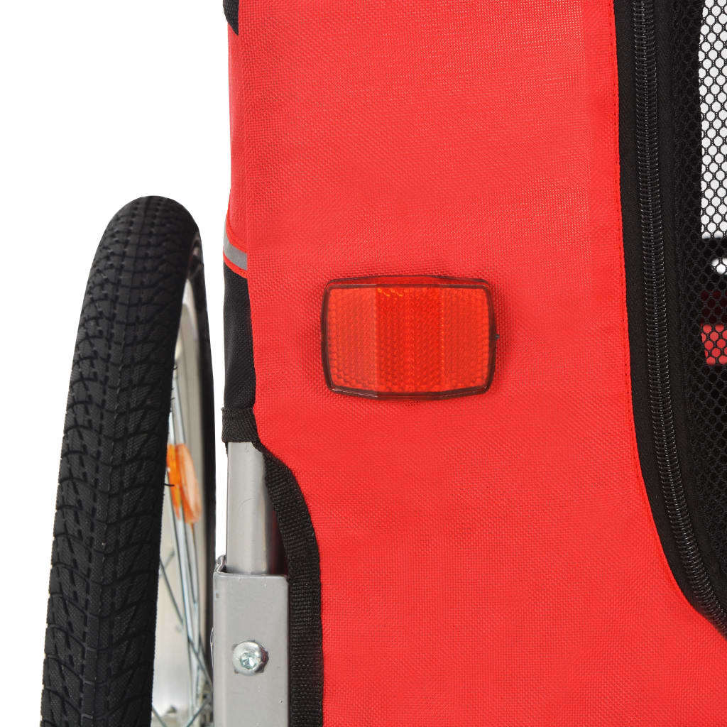 Dog Bike Trailer Red