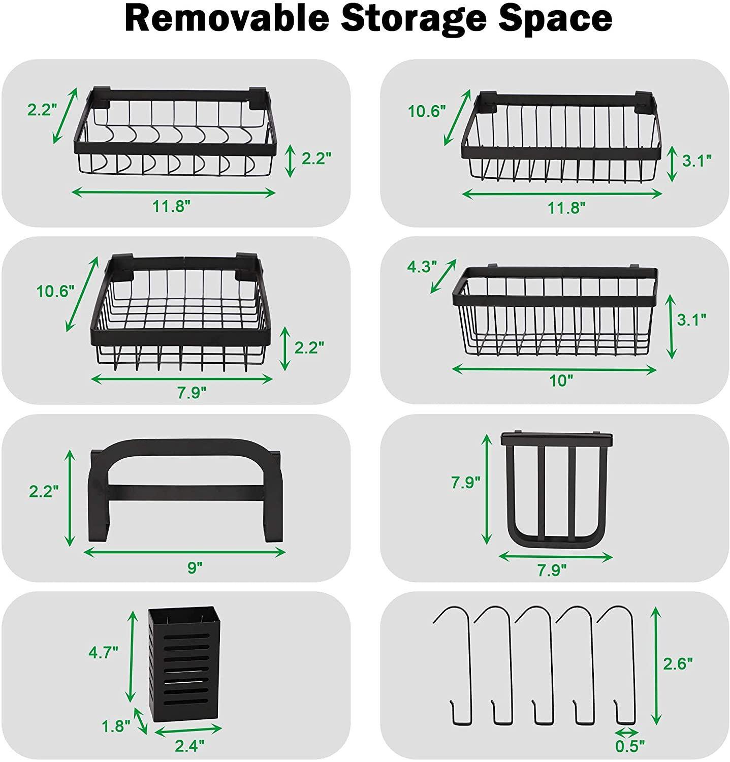 Multifunctional Dish Rack Kitchen Stainless Steel